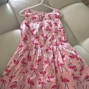 💕pink flamingo dress